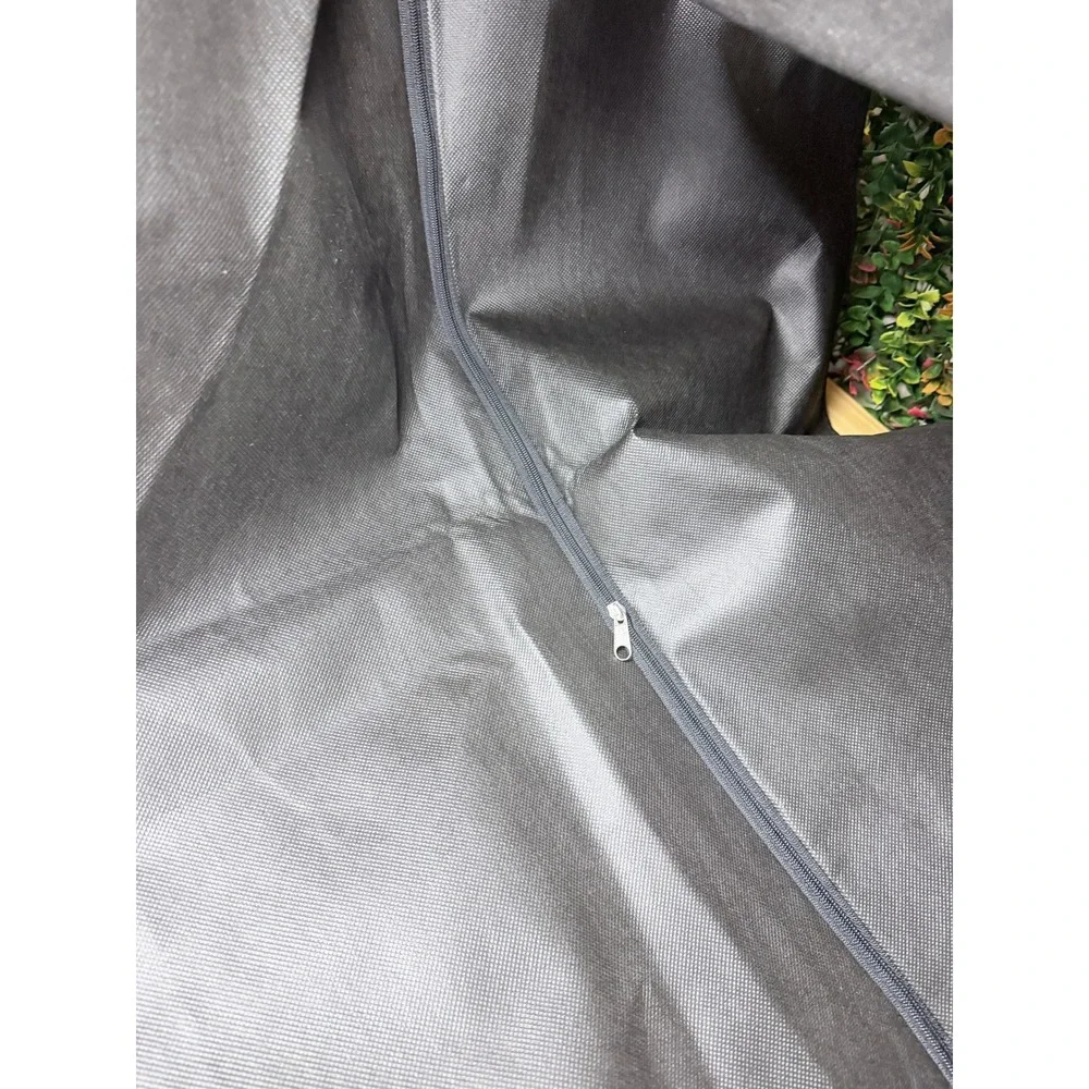 Salvatore Ferragamo Black Garment Bag Zippered Suit Cover with Handles Logo